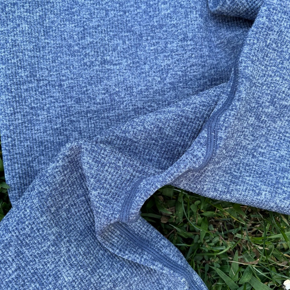 Hatch Blue ribbed Spaghetti Strap Jumpsuit - Picture 3 of 4